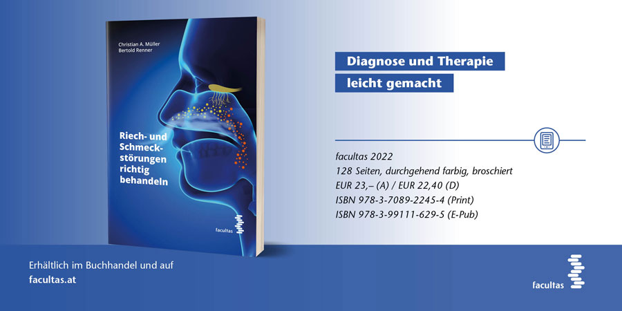 Fachbuch zur Behandlung von Schmeckstörungen und Riechstörungen